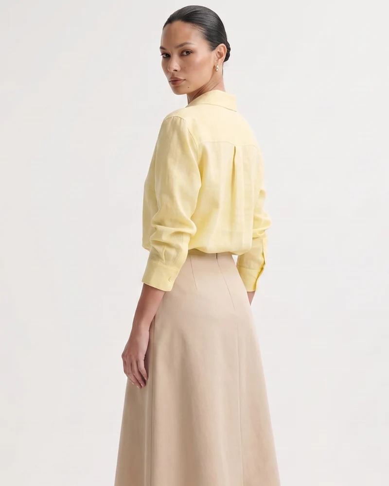 Milena Natural Linen Shirt