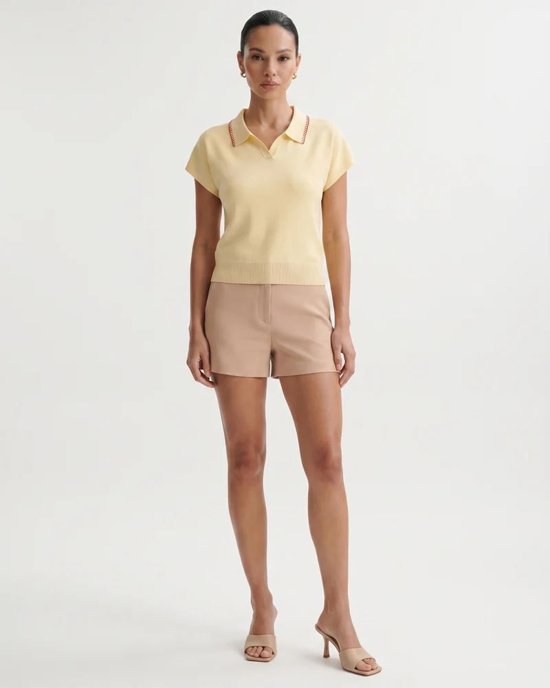 Marbella Yellow French Polo
