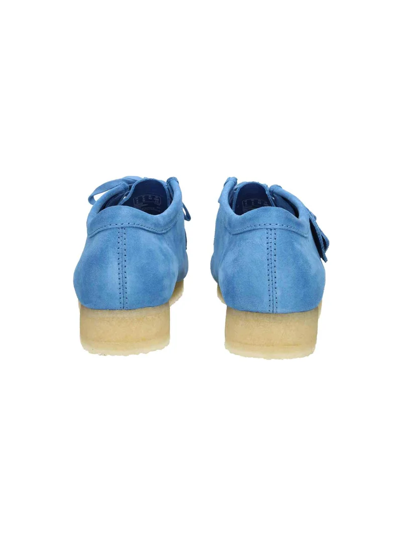 Wallabee blue suede