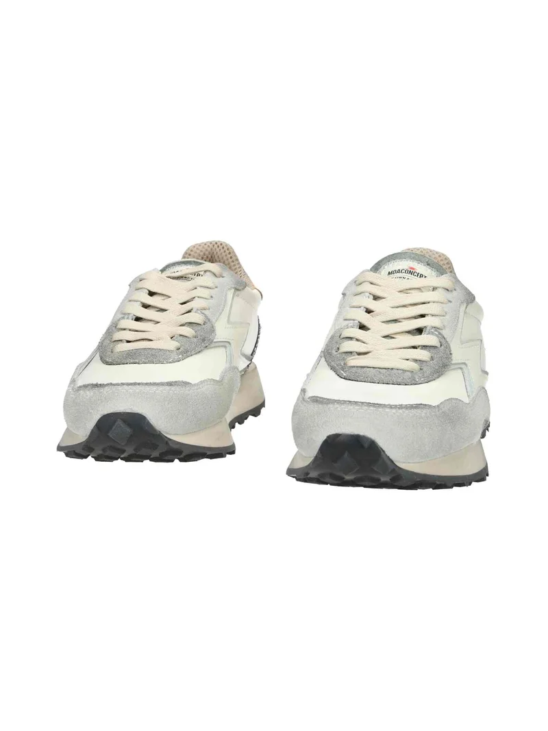 Hype Neon Orange White Leather white