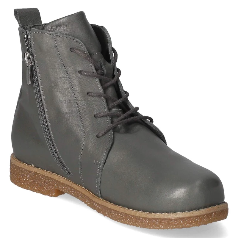 Schnürstiefeletten Grau
