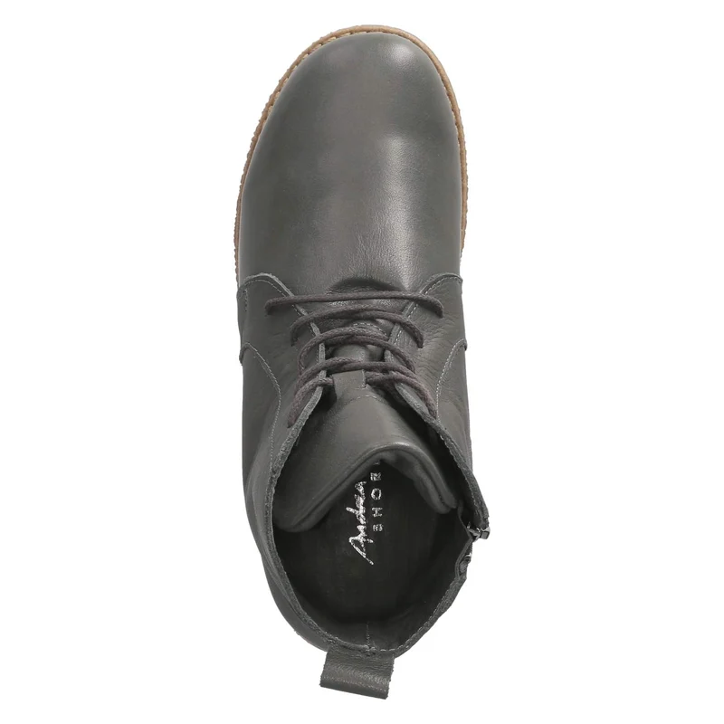 Schnürstiefeletten Grau