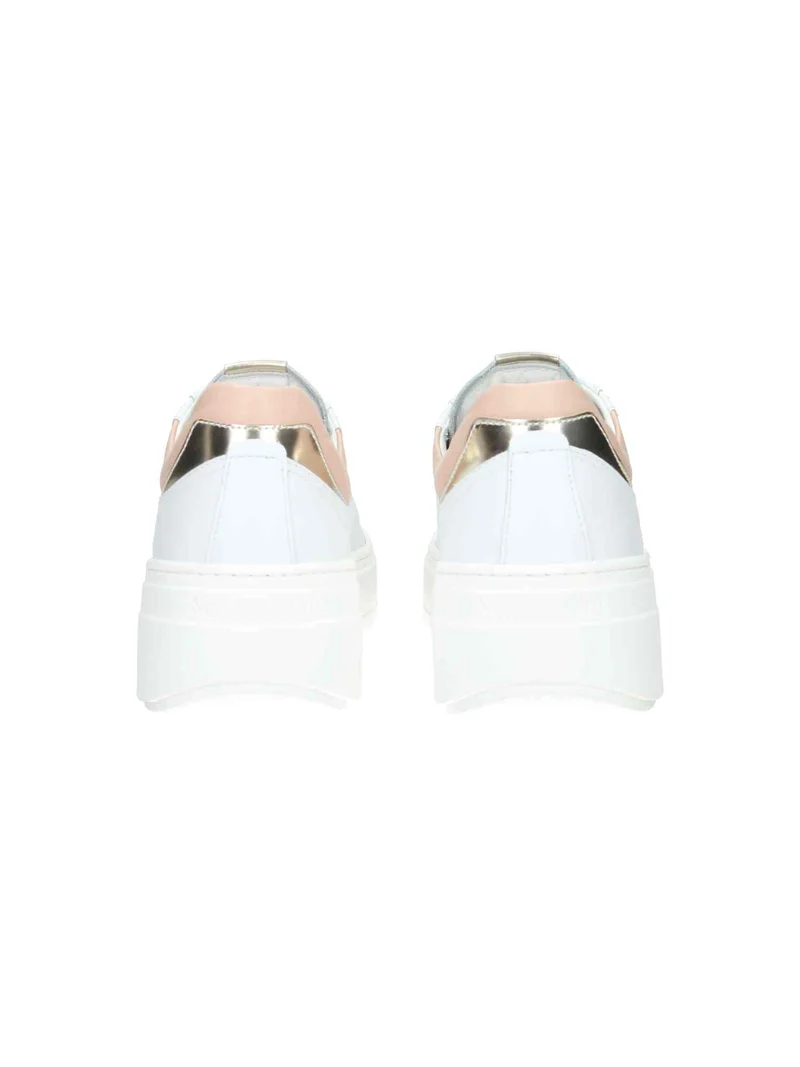 E513090D Skipper Bianco T.Brill Platino 6074 Nappa Pandora Rosa Tr Sp