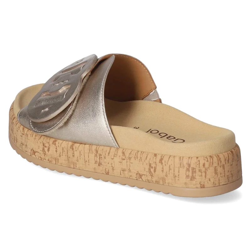 Pantoletten Gold