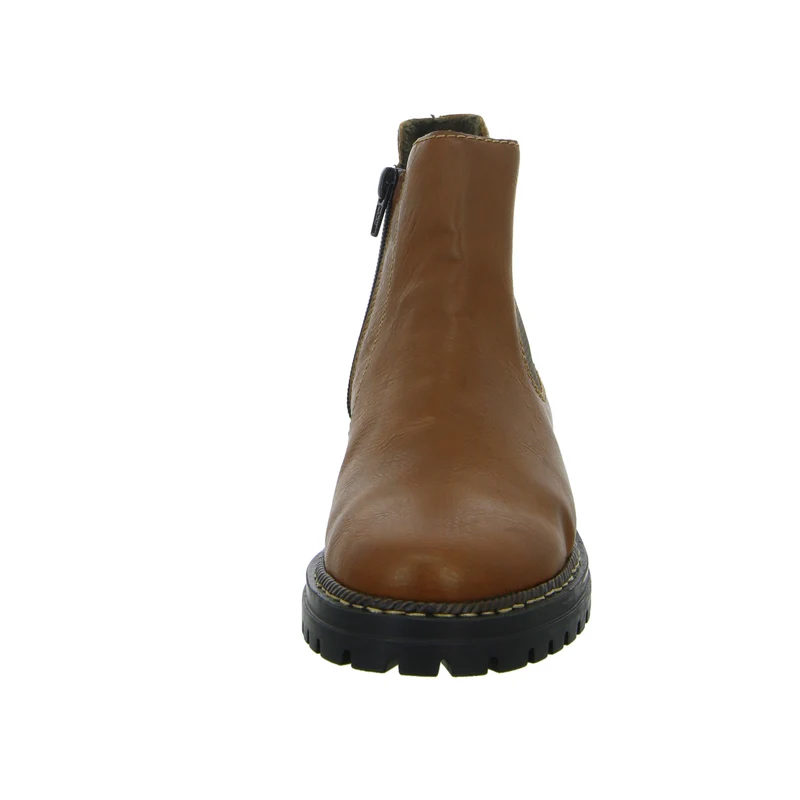 Rieker Schlupf-/Reißverschlußstiefelette Warmfutter bis 35mm Absatz (casual)