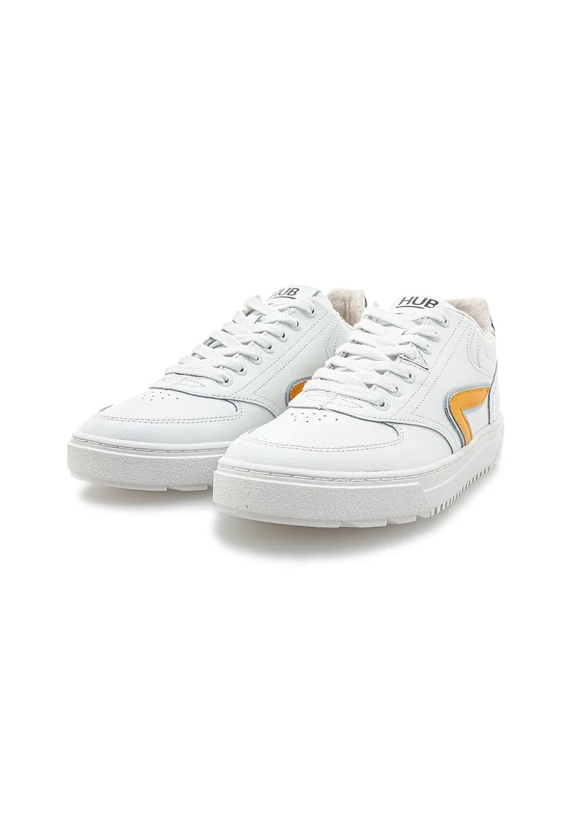 NORTH L31 LEATHER white/sulfur/white