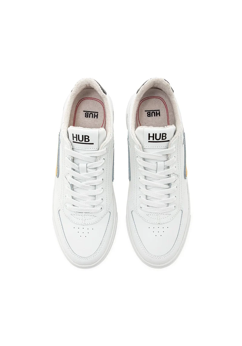NORTH L31 LEATHER white/sulfur/white