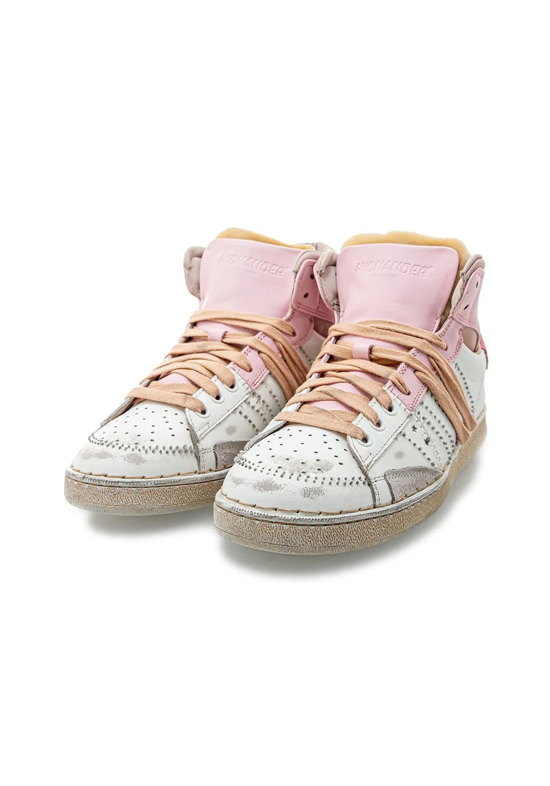 The Cage white/baby pink