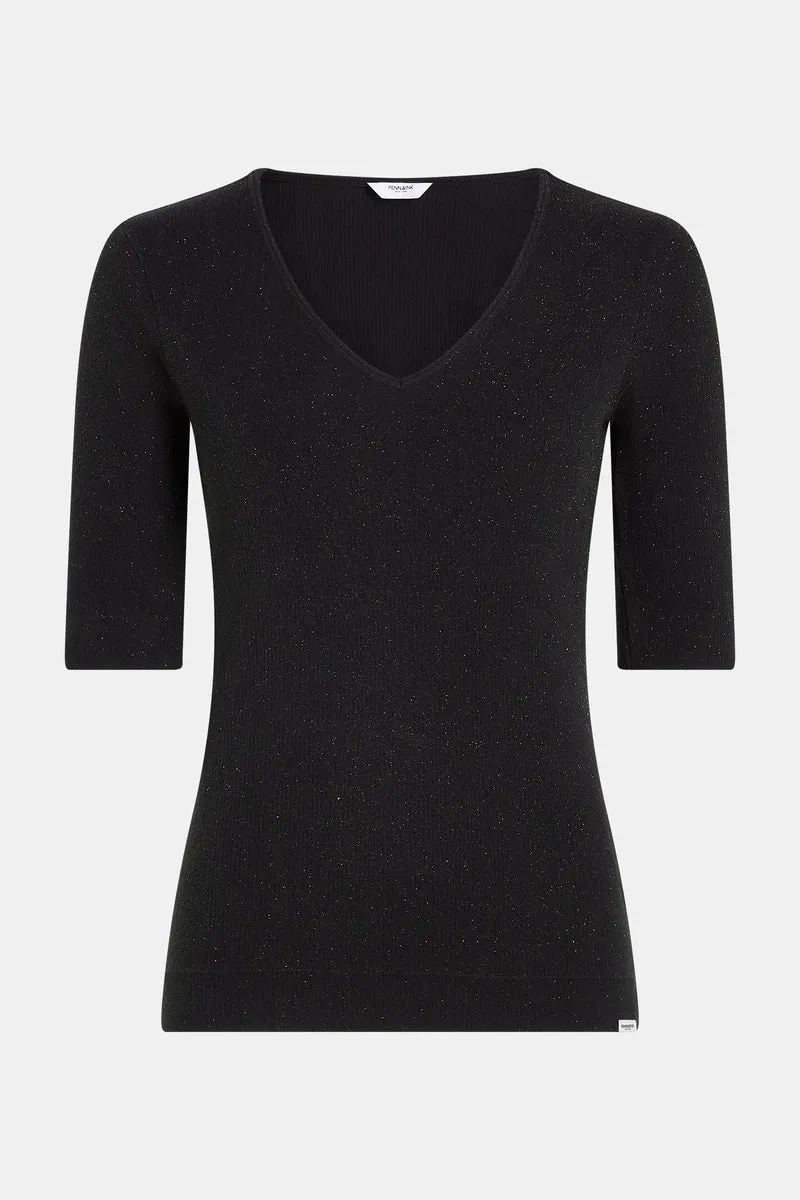 W25F1751LTD T-shirt glitter black