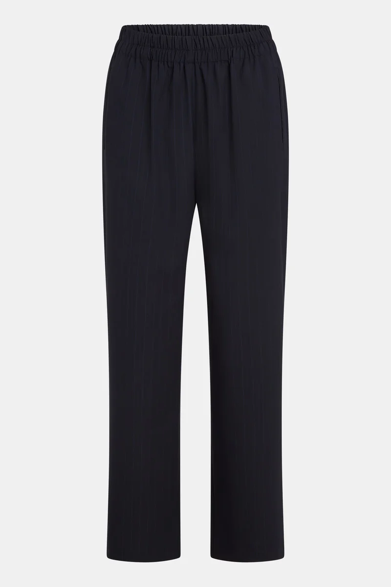W25N1632 Trousers navy stripe