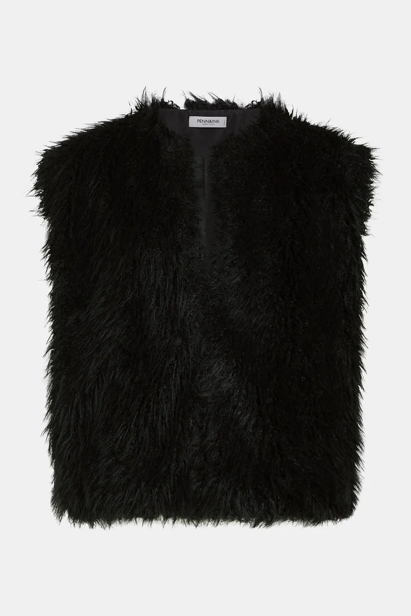W25C280 Waistcoat black