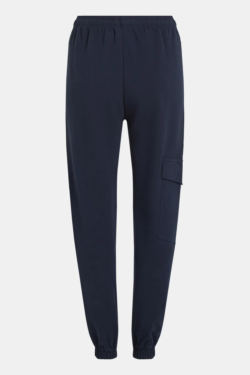 Trousers print navy/ecru
