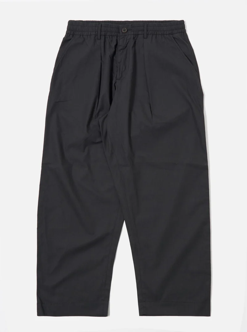 34143 PLEATED TRACK PANT black