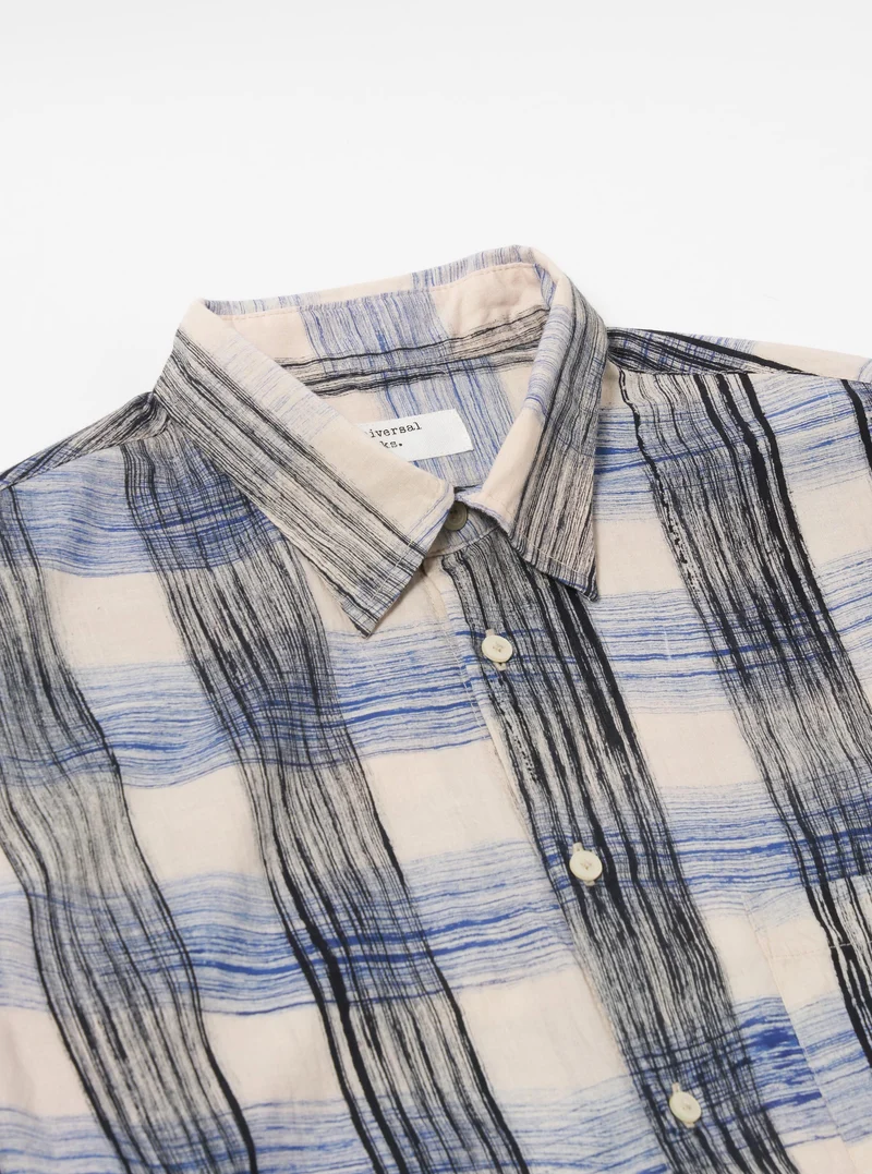SQUARE POCKET SHIRT navy