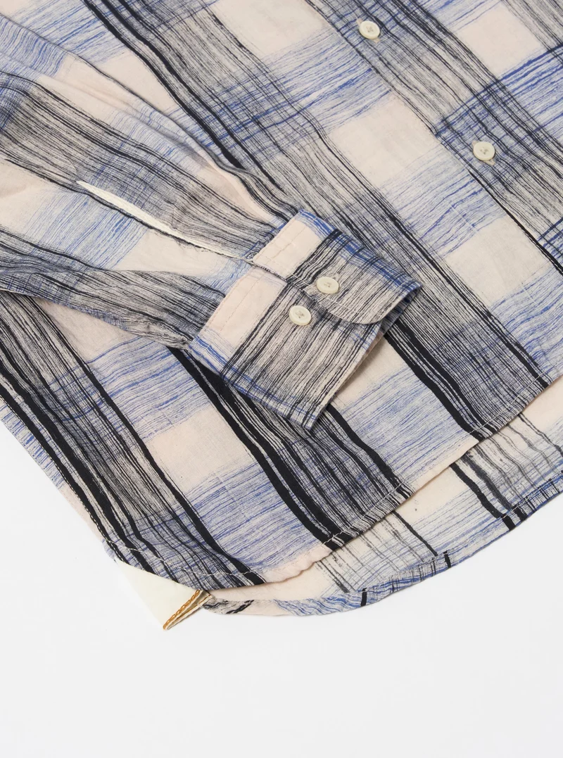 SQUARE POCKET SHIRT navy
