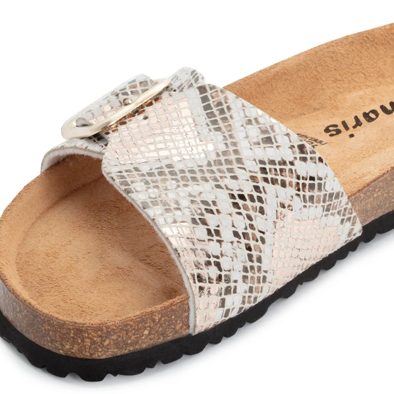 Tamaris Pantolette 27520 Beige Snake