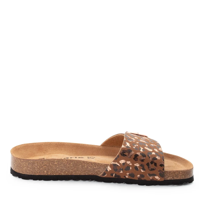 Tamaris Pantolette 27520 Cognac Leopard