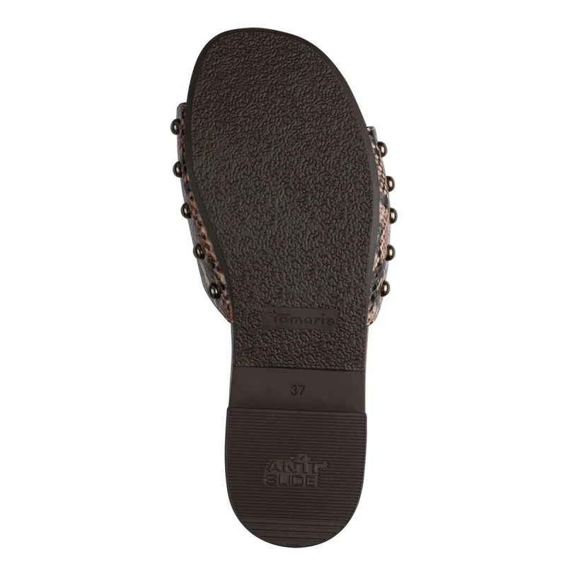 Tamaris Pantolette 27313 Braun Snake