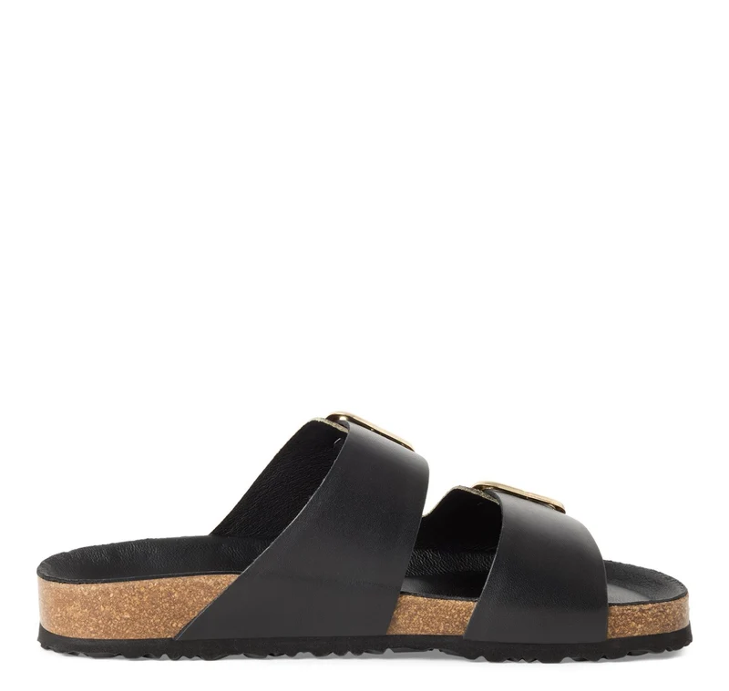 Tamaris Pantolette 27543 Schwarz/Leopard