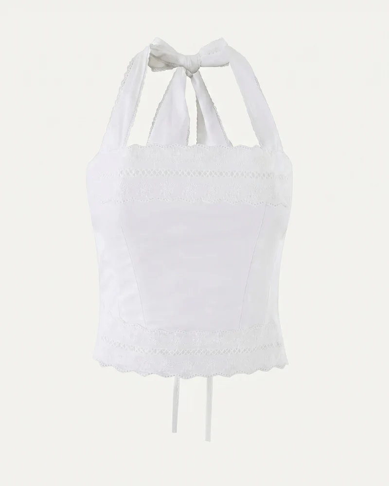 Design Lace Patchwork Top