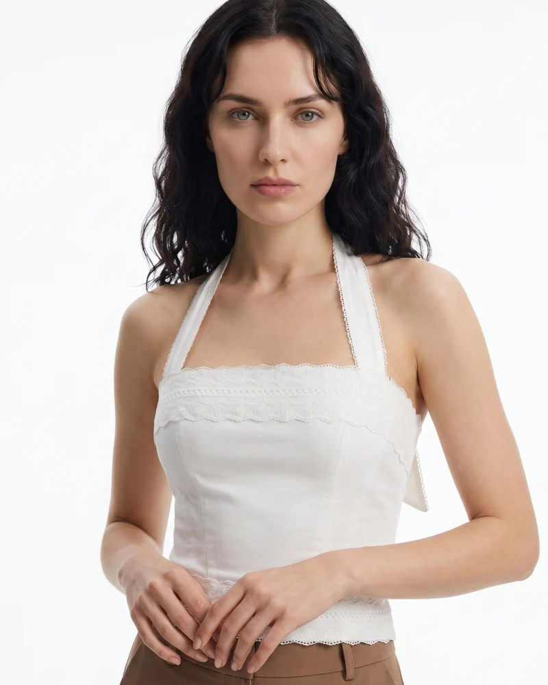 Design Lace Patchwork Top