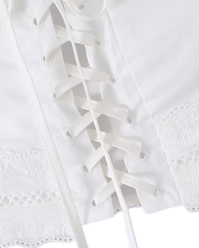 Design Lace Patchwork Top