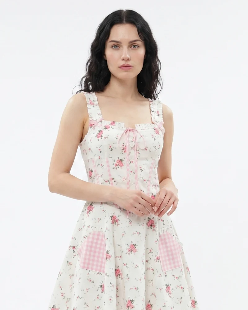 Sweet Floral Mini Dress