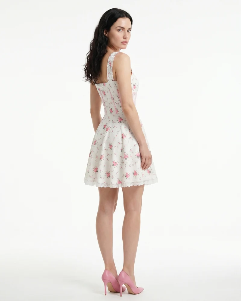 Sweet Floral Mini Dress