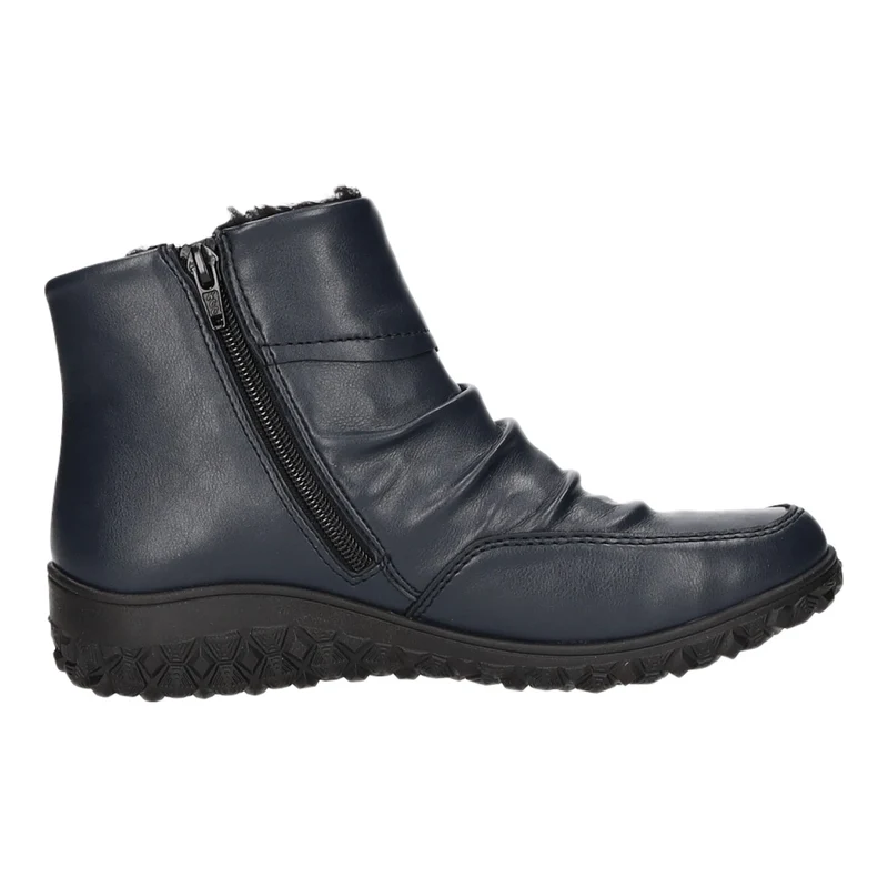 Rieker Schlupf-/Reißverschlußstiefelette Warmfutter bis 35mm Absatz (casual)