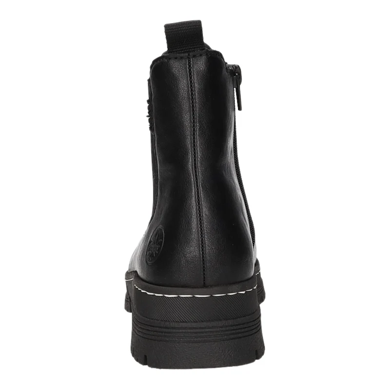 Rieker Schlupf-/Reißverschlußstiefelette Warmfutter bis 35mm Absatz (casual)