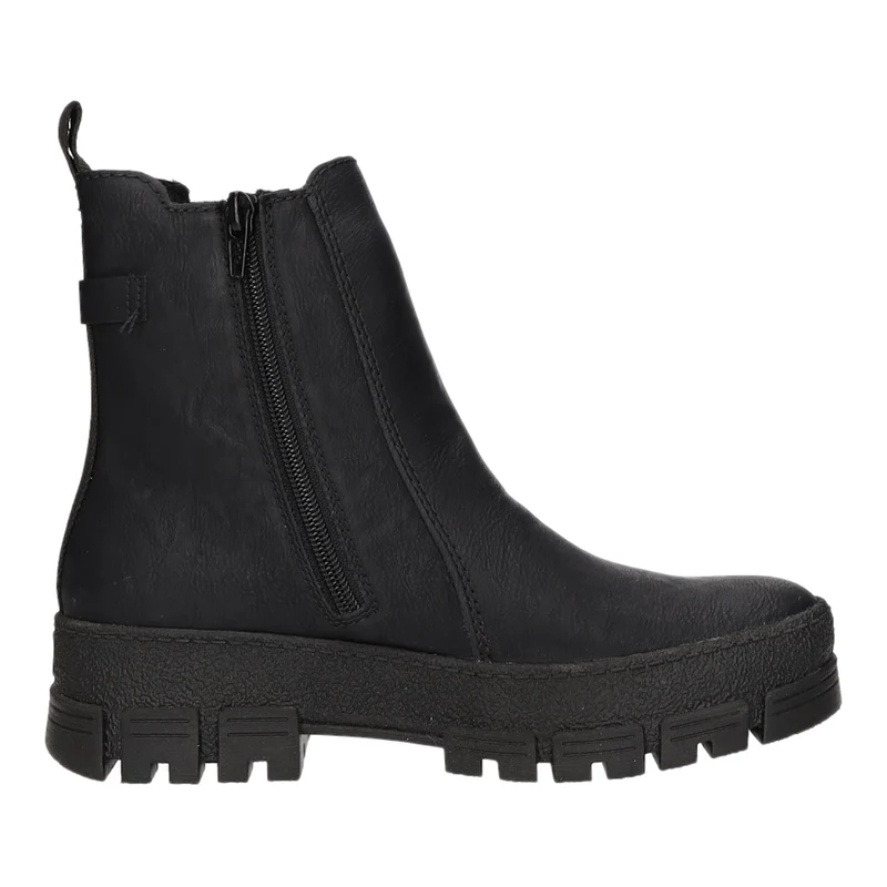Rieker Schlupf-/Reißverschlußstiefelette Warmfutter bis 35mm Absatz (casual)