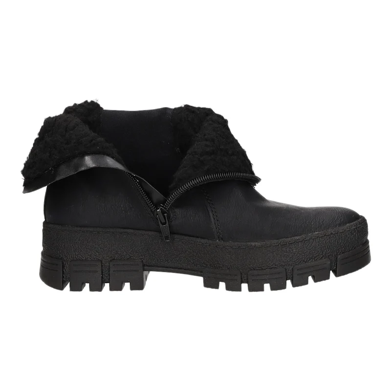 Rieker Schlupf-/Reißverschlußstiefelette Warmfutter bis 35mm Absatz (casual)