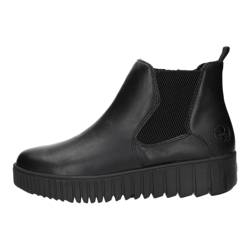 Rieker Schlupf-/Reißverschlußstiefelette Warmfutter bis 35mm Absatz (casual)