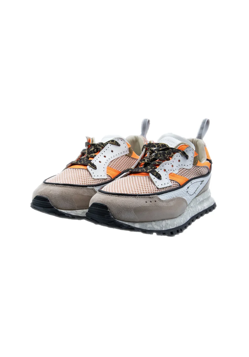 Threedome. Zero oat/fluo orange