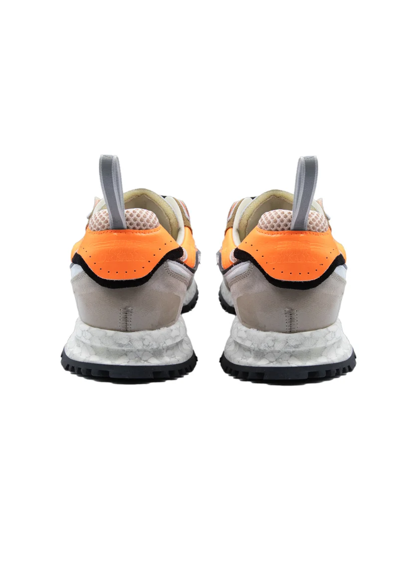 Threedome. Zero oat/fluo orange
