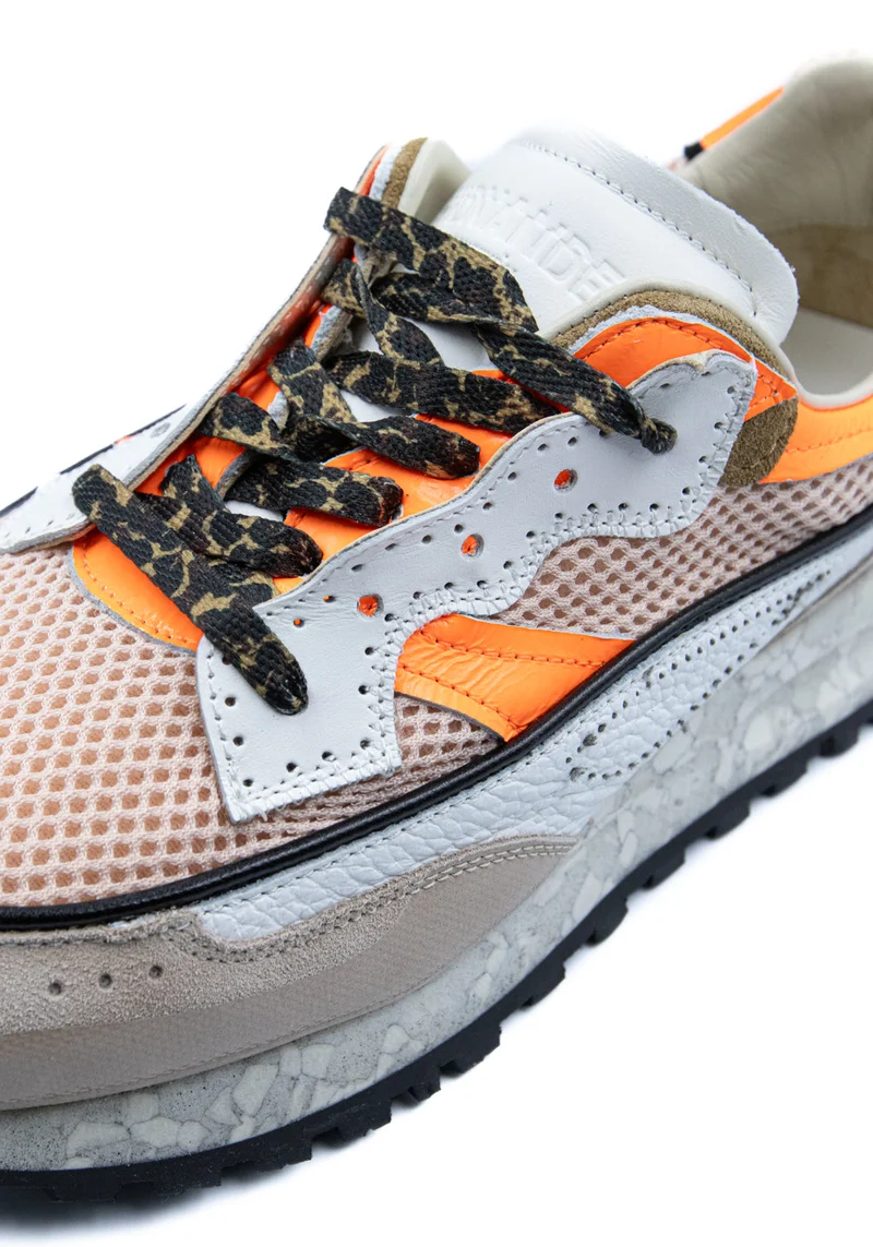 Threedome. Zero oat/fluo orange