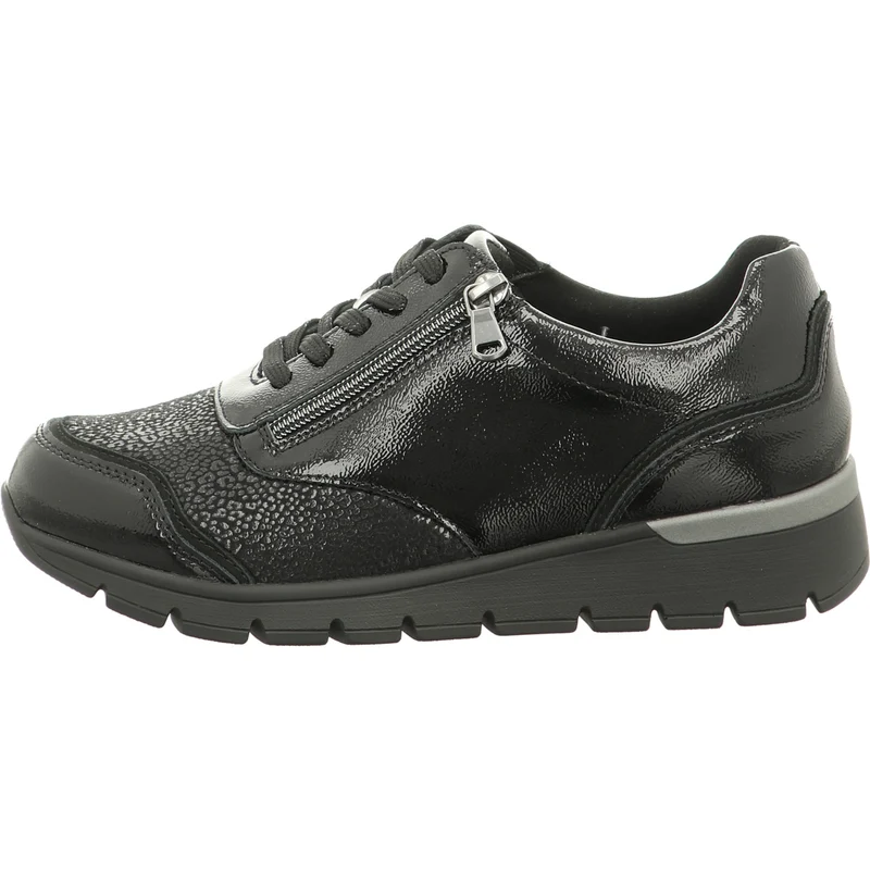Waldläufer Schnürschuh K-Ramona schwarz