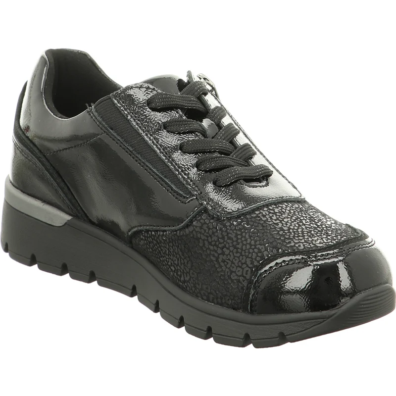 Waldläufer Schnürschuh K-Ramona schwarz
