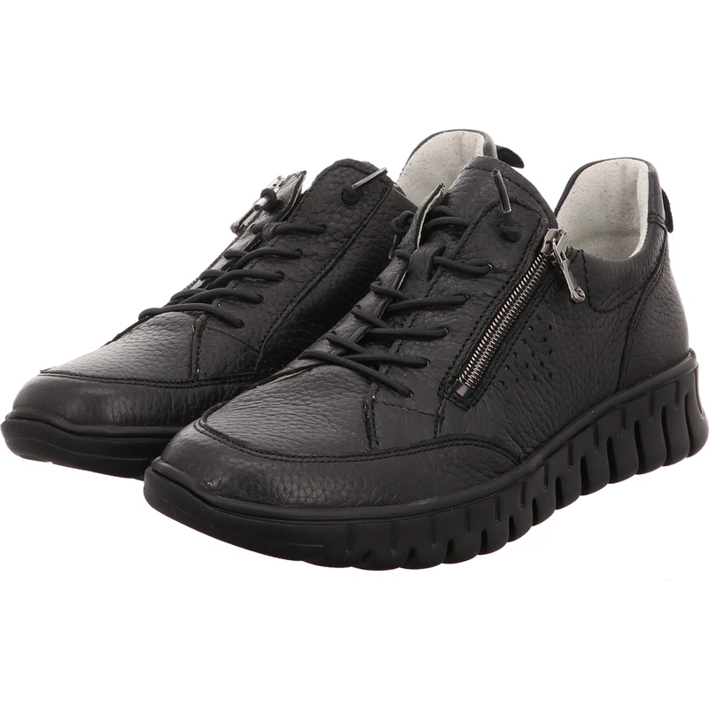 Waldläufer Schnürschuh H-Birdy schwarz