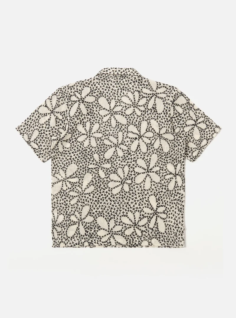 ROAD SHIRT ecru/black
