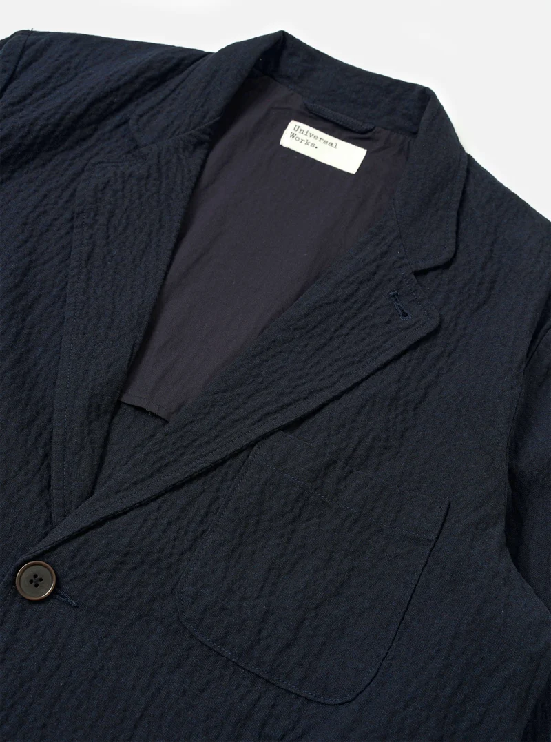 TWO BUTTON JACKET dark navy