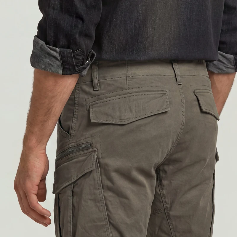 Rovic Zip 3D Tapered Pants gs grey