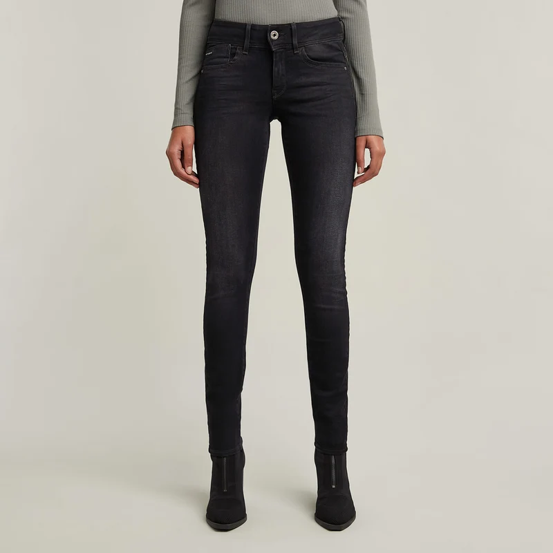 Lynn Mid Skinny Wmn dusty grey