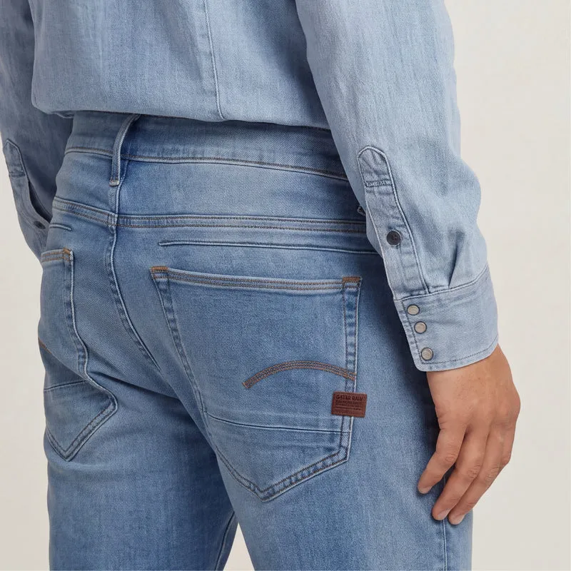 D-Staq 5-pkt Slim lt indigo aged