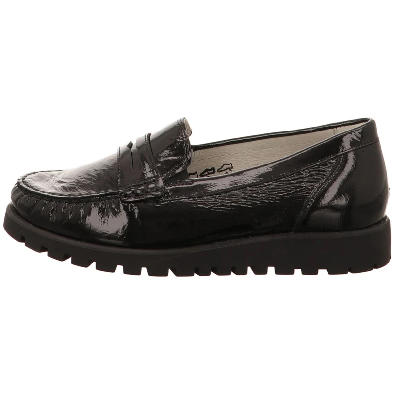 Waldläufer Slipper Hegli schwarz