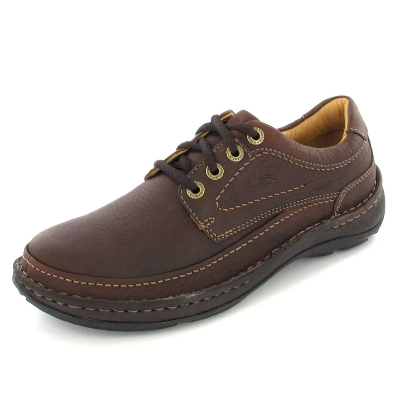 Clarks Schnürschuh Nature Three d'braun