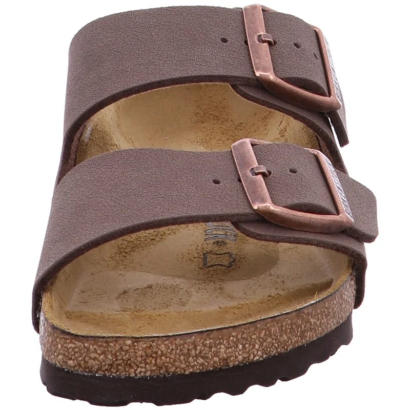 Birkenstock Pantolette Arizona d'braun