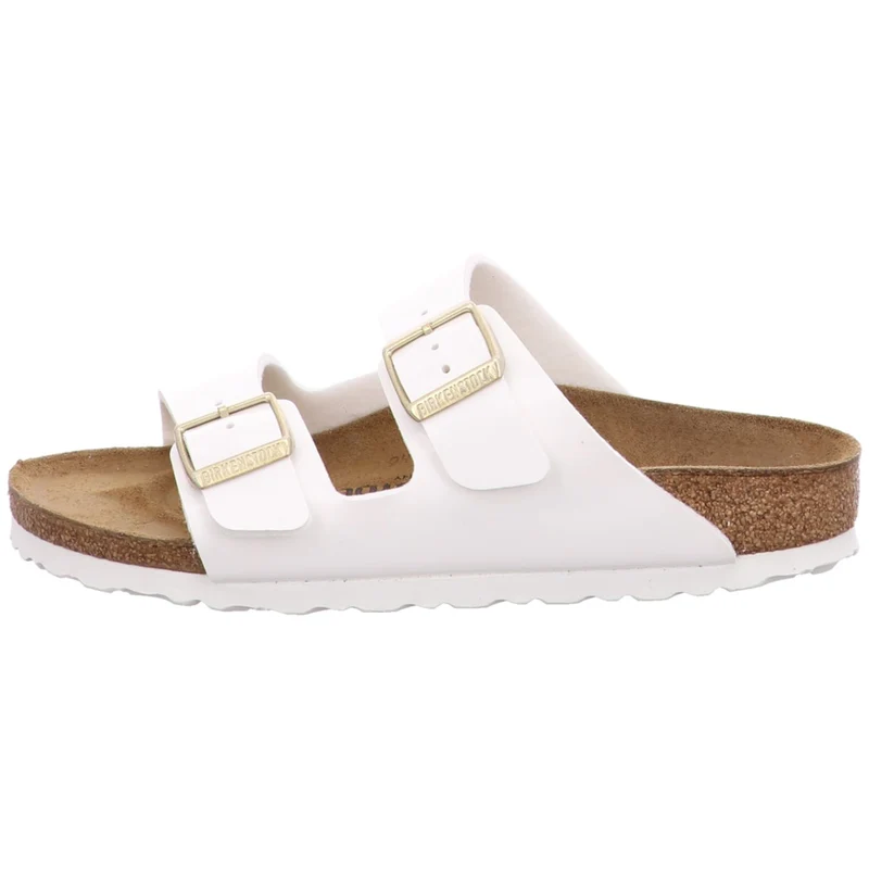 Birkenstock Pantolette Arizona weiß