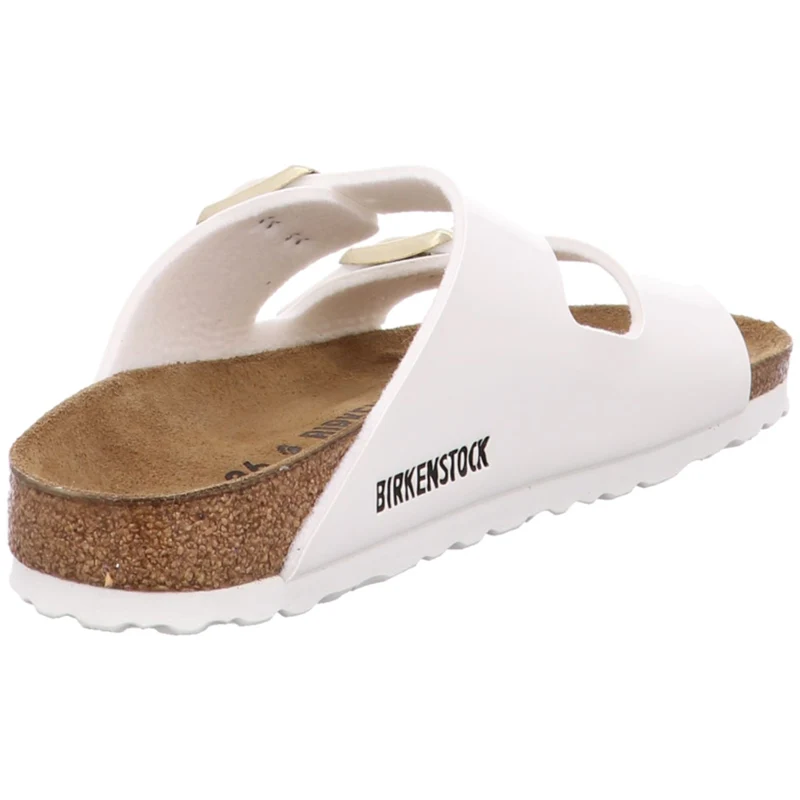 Birkenstock Pantolette Arizona weiß