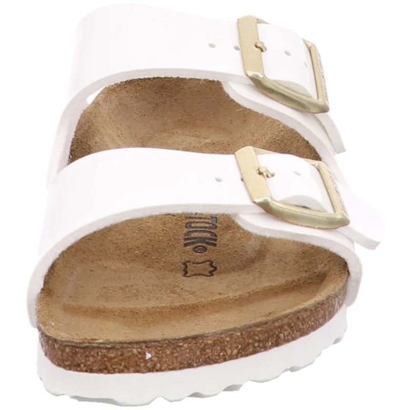 Birkenstock Pantolette Arizona weiß